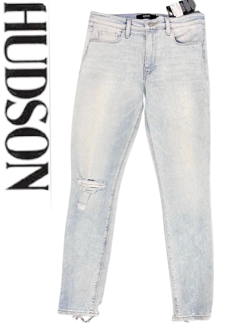 Hudson Barbara High Waisted Distressed Jeans NWT $185